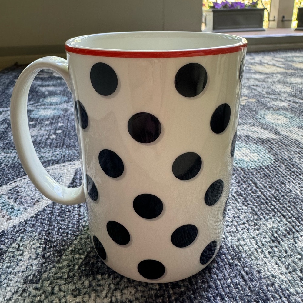 kate spade Lenox Things We Love polka dot mug